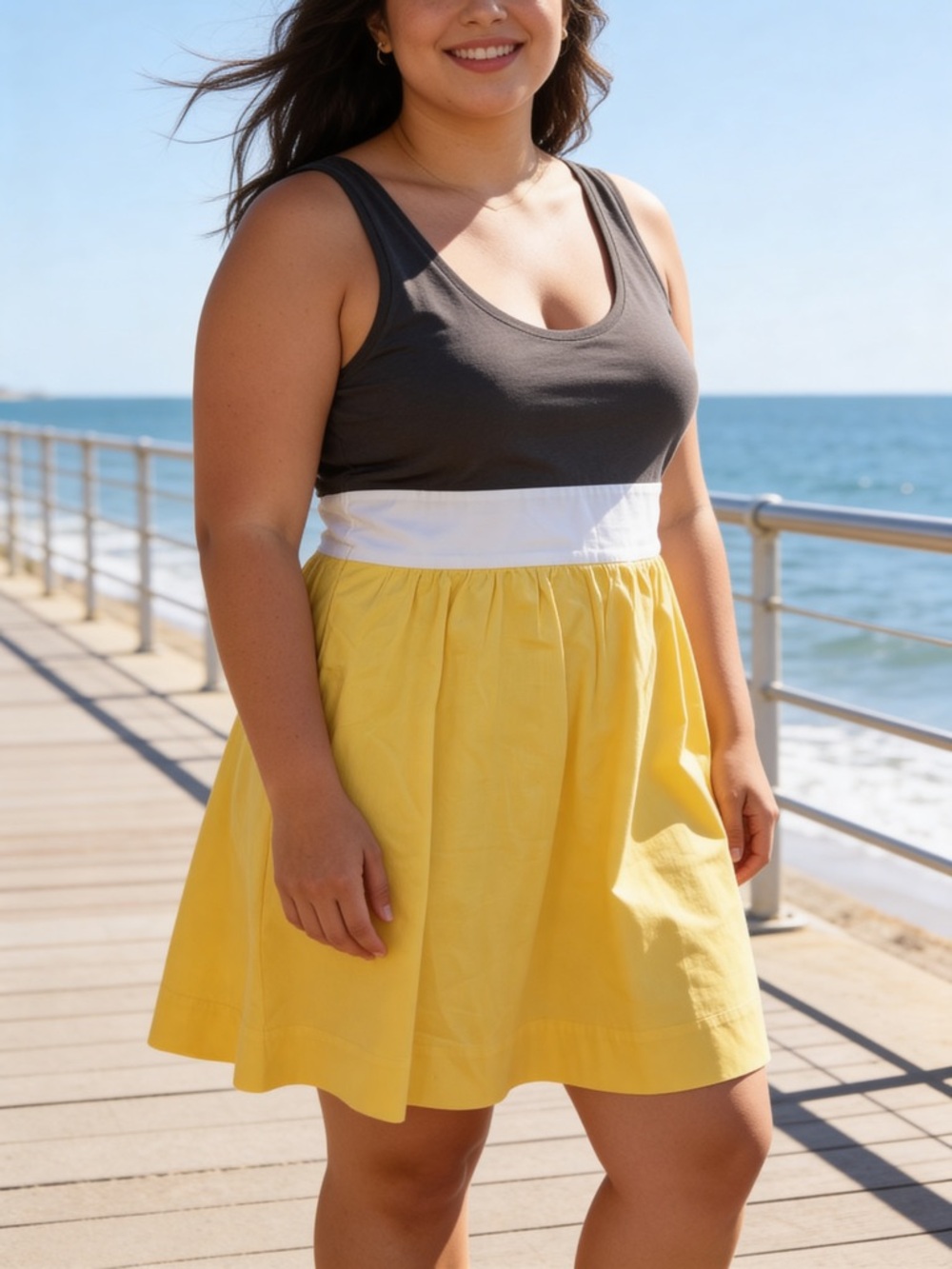 Express Y2K yellow dress size 10